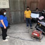 DTI-Laguna conducting onsite inspection and monitoring of a motor vehicle private emission testing center in Calamba City, Laguna