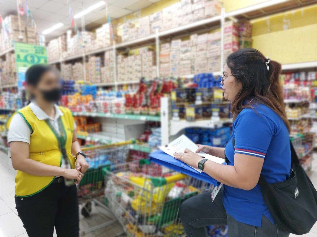 The Department of Trade and Industry - Laguna Provincial Office (DTI-Laguna), through its Consumer Protection Division, regularly monitors the price and supply of basic necessities and prime commodities (BNPCs) in the key cities of Laguna