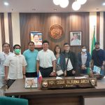 OIC Provincial Director Christian Ted Tungohan during his courtesy visit to Pagsanjan Honorable Mayor Cesar Areza at the Mayor's Office.