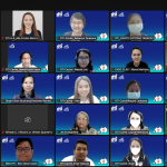 Screen capture of the attendees of launching of DTI-Cavite's e-Sigaw.