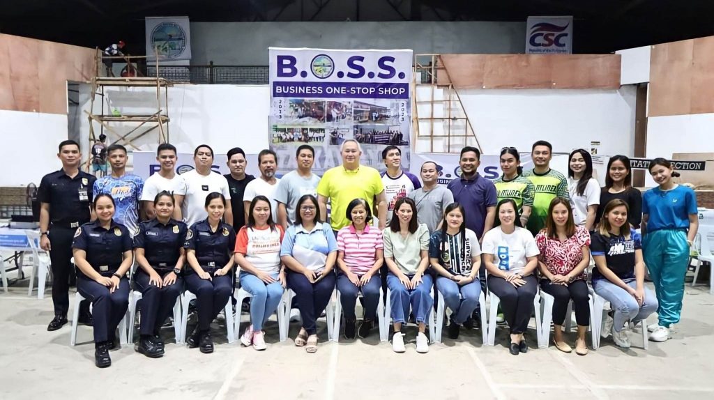 Group picture of the government agencies who participated in Business One-Stop Shop.