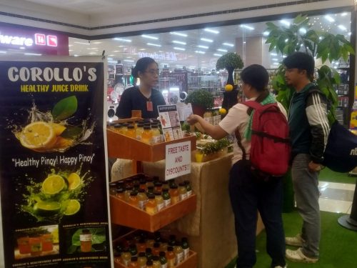 In photo: Corollo's Healthy Juice Drink Free Taste and Discounts