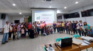 Pagsanjan womenpreneurs together with DTI Laguna and Municipal Social Welfare and Development Office (MSWDO) of the local government unit of Pagsanjan