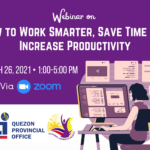 Poster of webinar