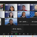 Screen capture of attendees of the province-wide virtual conference for the implementation of Republic Act 11900