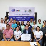 In photo: DTI Quezon headed by Provincial Director Julieta L. Tadiosa and Ms. Eleonor Zabella from the Office of the Provincial Agriculturist (OPA), together with Hon. George D. Suayan, Municipal Mayor of Candelaria and the members of the Candelaria Farmers Federation Association (CFFA).