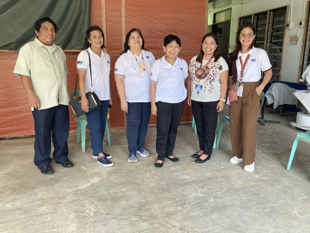 In photo: DTI Quezon Provincial Director Julieta L. Tadiosa, Chief of Business Development Division Anna Marie V. Quincina, Trade Industry Development Specialist and Trade Promotion Officer Honeylee Eclavea, and Business Counselor of Negosyo Center Mauban, Nicole P. Lleva, together with PESO Manager Mr. Jenzo Pastrana.