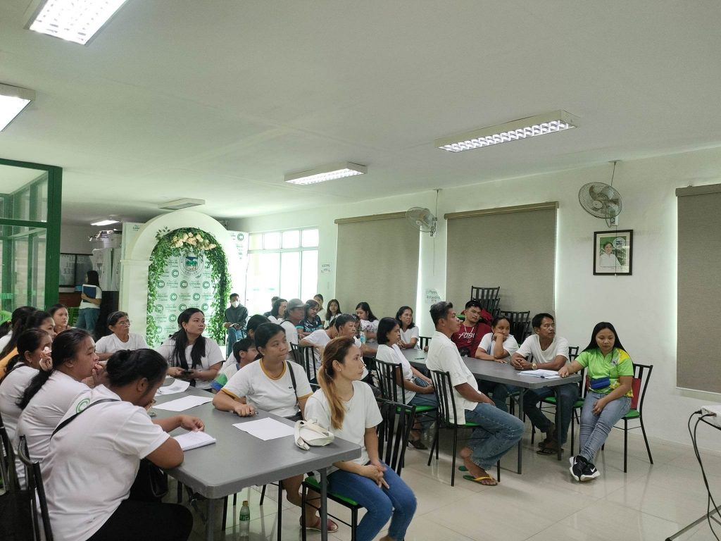in photo: Santa Maria MSMEs while listening to the discussion.