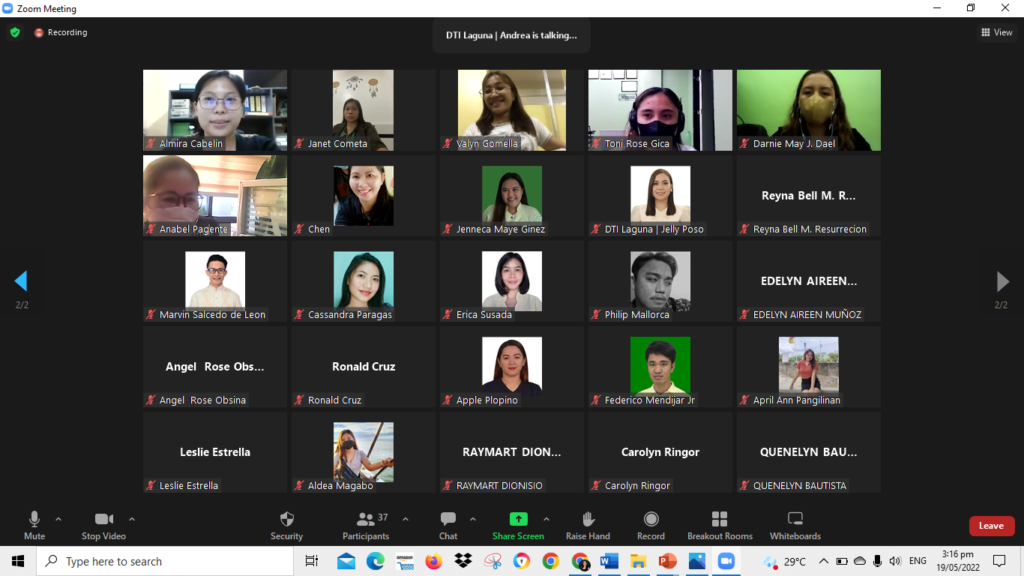 Crowd shot of the participants of webinar (2/2)