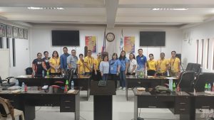 CMCI validation facilitated by Ms. Monina L. Talaga , Mr. Emmanuel Querubin, Mr. Lay-ar Baliza of the Quezon Office of the Provincial Planning Development Coordinator, Mr. Jed Marqueses of Southern Luzon State University, Ms. Anna Marie V. Quincina and Ms. Ma. Angelica O. Holgado of the Department of Trade and Industry (DTI)–Quezon, representatives from the Bureau of Fire Protection, and representatives from different offices
