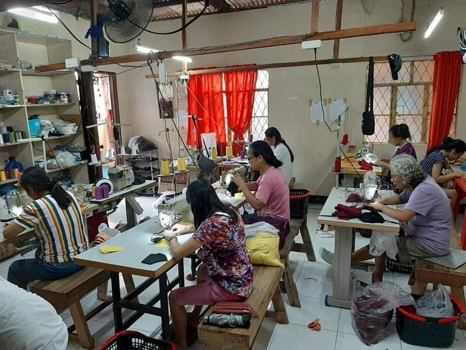 RJLA Garments Manufacturing Staff while working.