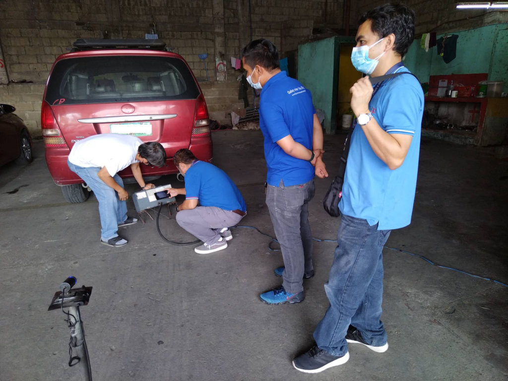 DTI-IVA and DTI-Laguna conducting onsite assessment of PETCs