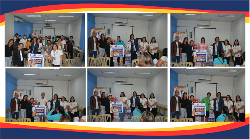 In photo: DTI Rizal together with the 16 meat vendors from Teresa, Rizal