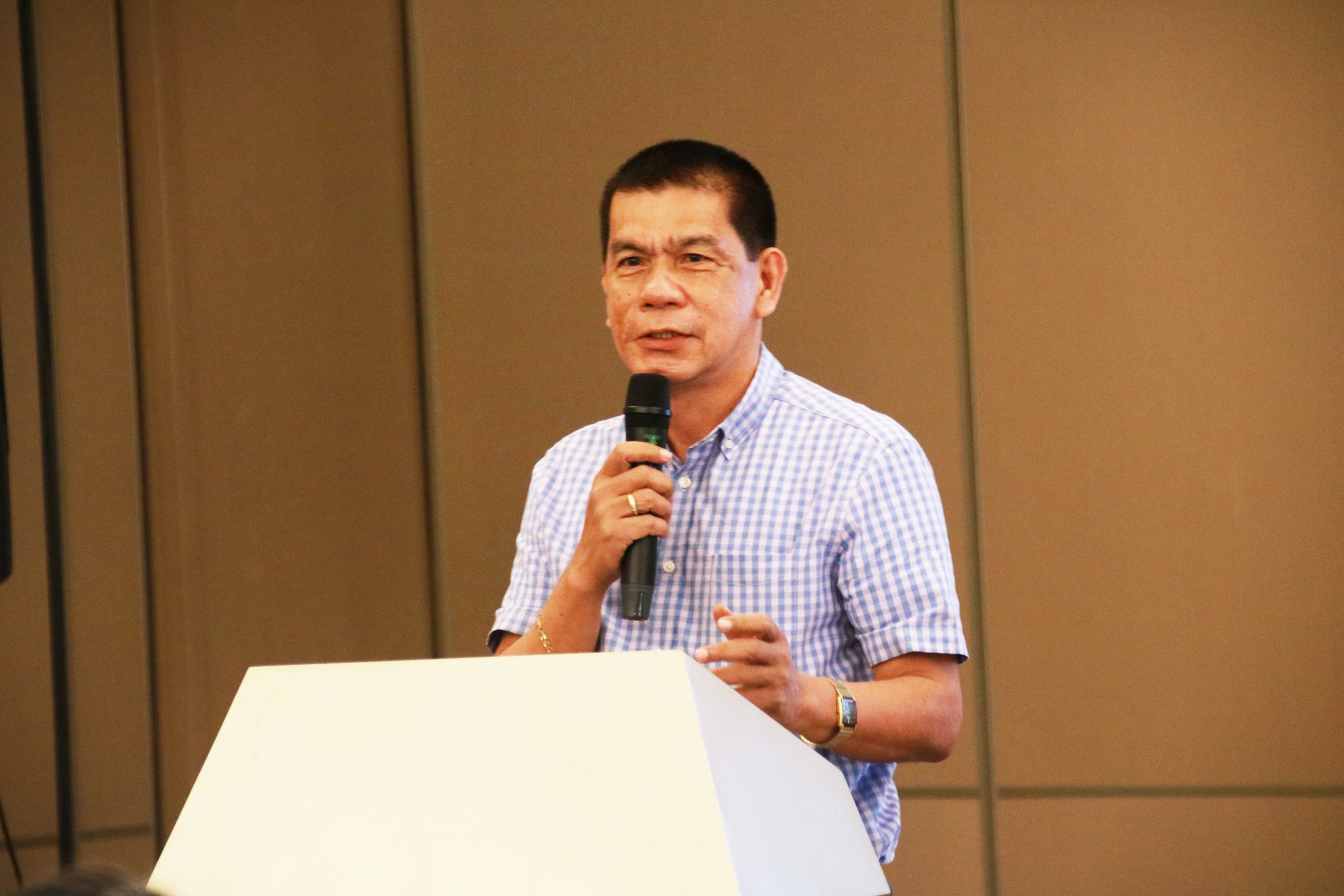 Competence, confidence, critical thinking, and creative innovation – these are the 4Cs that the young entrepreneurs should keep in mind for a sustainable business, says DTI Caraga Regional Director Edwin O. Banquerigo. Photo by Agusan UP 