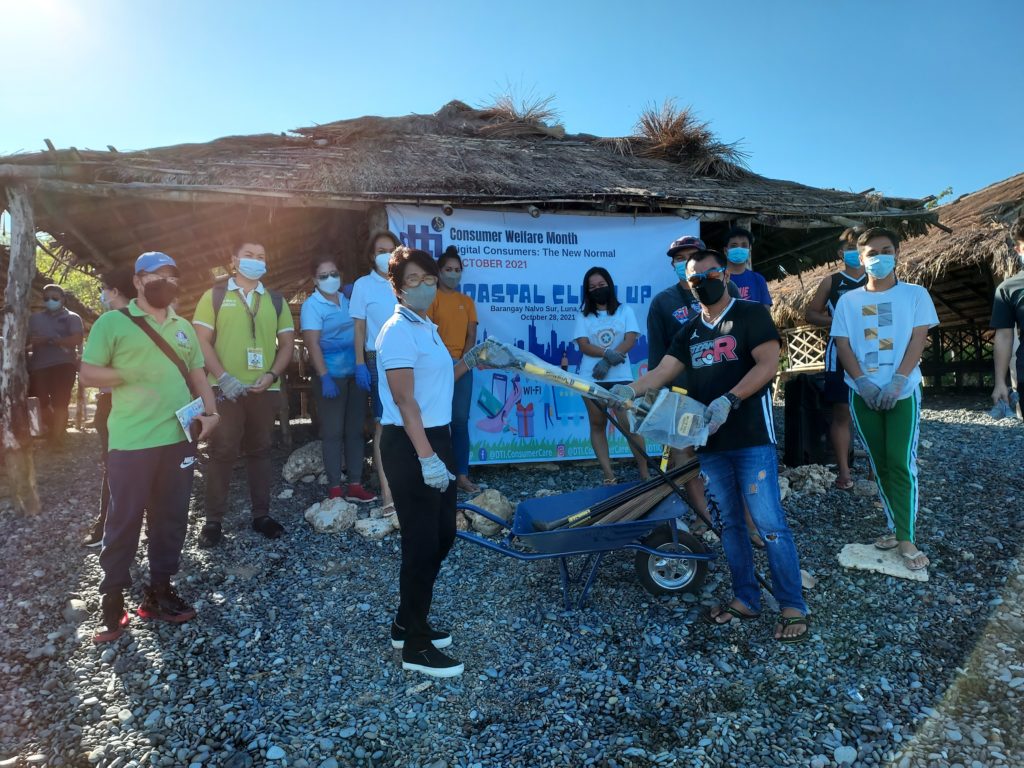 DTI R1 Coastal Clean Up at Luna, La Union