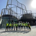 Ambassador Quintana visits pavilion construction site