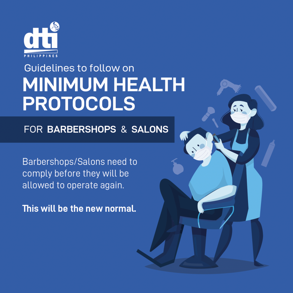 Minimum Health protocols for Barbershops and Salons