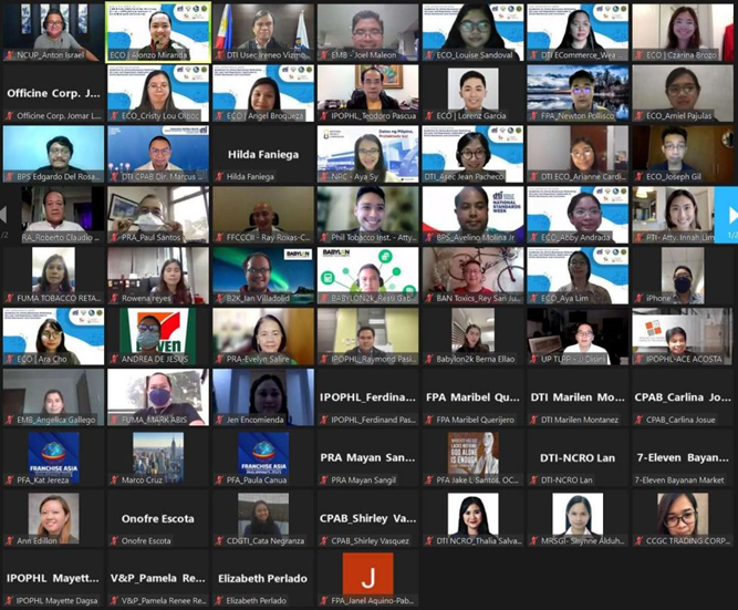 Screenshot of attendees during the public consultations for Online Business Guidelines Screenshot of attendees during the public consultations for Online Business Guidelines