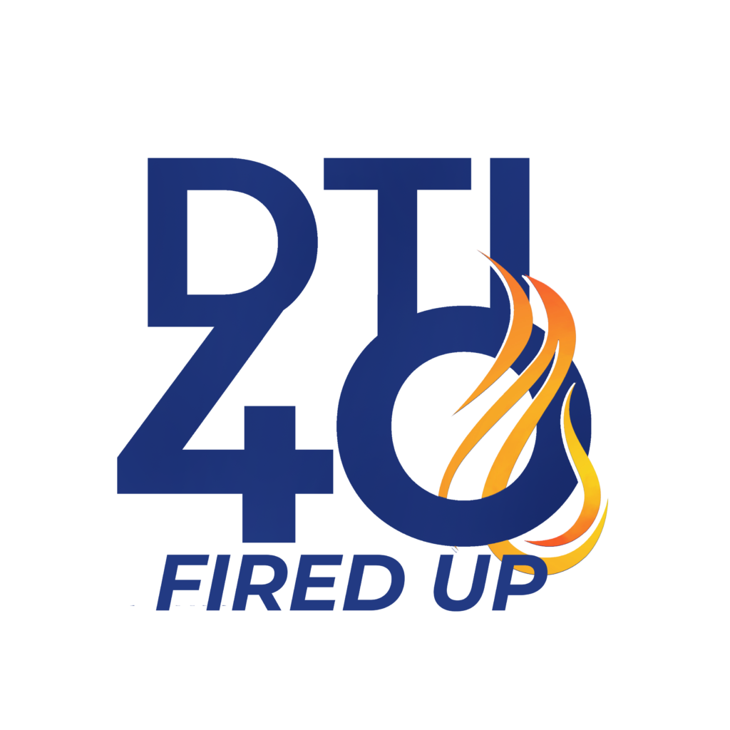 DTI 40th Anniversary Logo