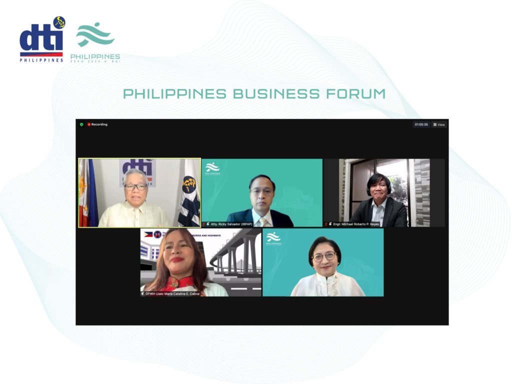 Philippine Business Forum screenshot of attendees