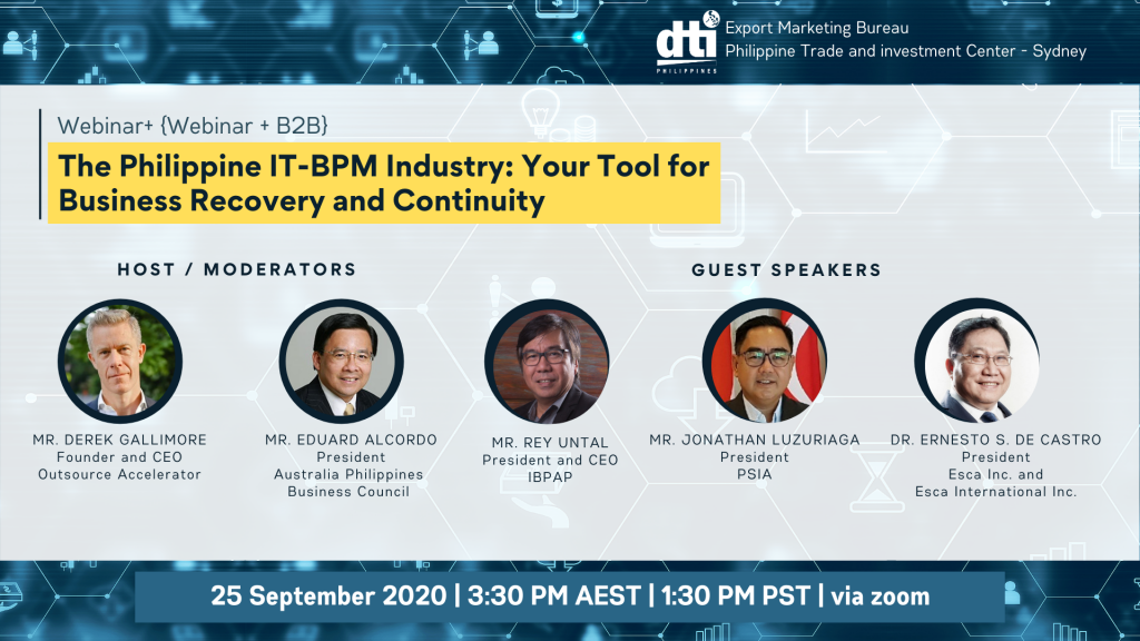 The Philippine IT-BPM Industry: Your Tool for Business Recovery and Continuity