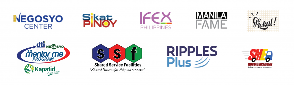 Logos of various DTI programs