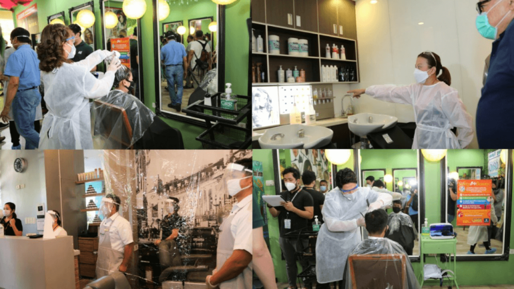 Salons, barbershops demonstrate safety protocols