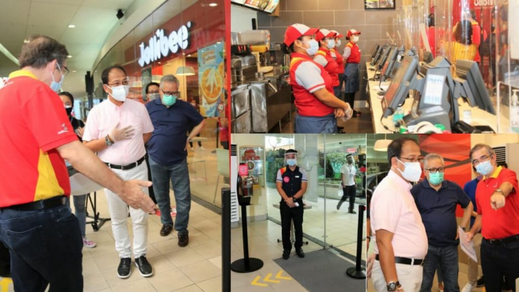 DTI, NTF inspect health in a fastfood restaurant