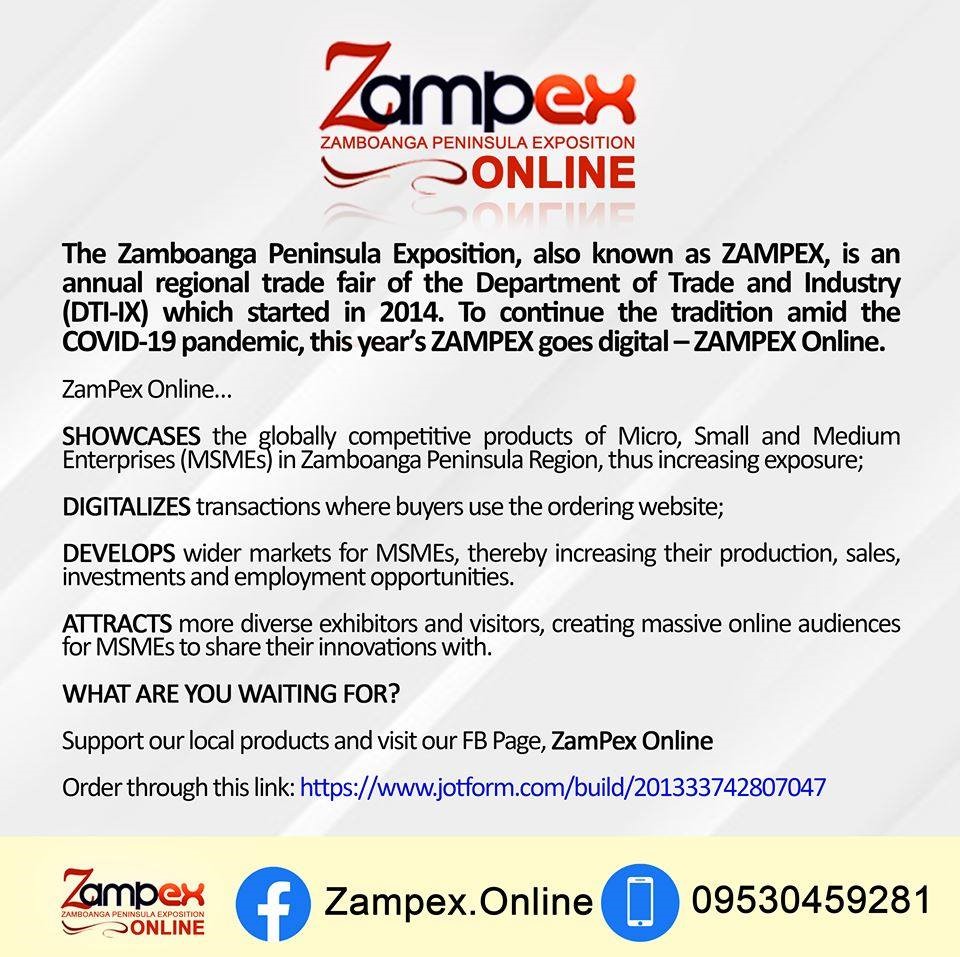 ZAMPEX is an annual regional trade fair of the DTI Region 9.