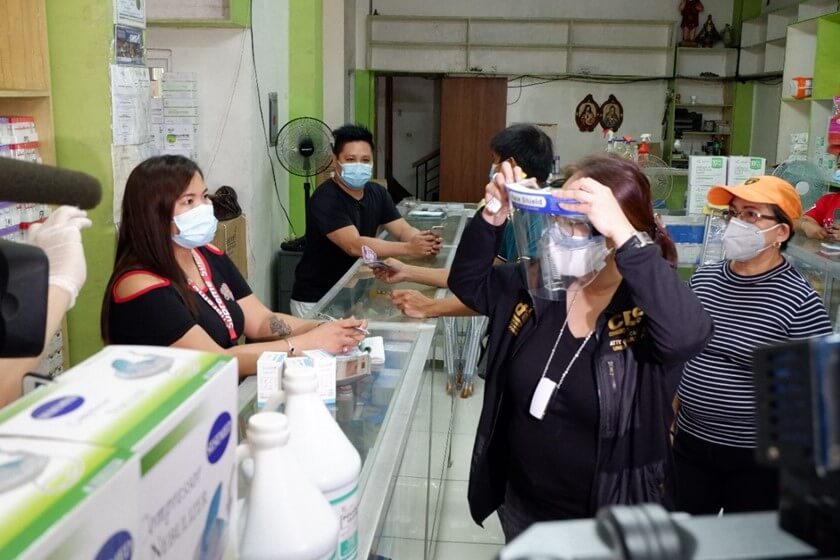 DTI checks prices and supply of face shields