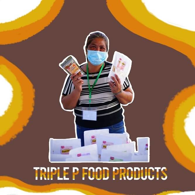 Ms. Jerlie Daseco, owner of Triple P Food Products, from the Municipality of Paluan, Occidental Mindoro.