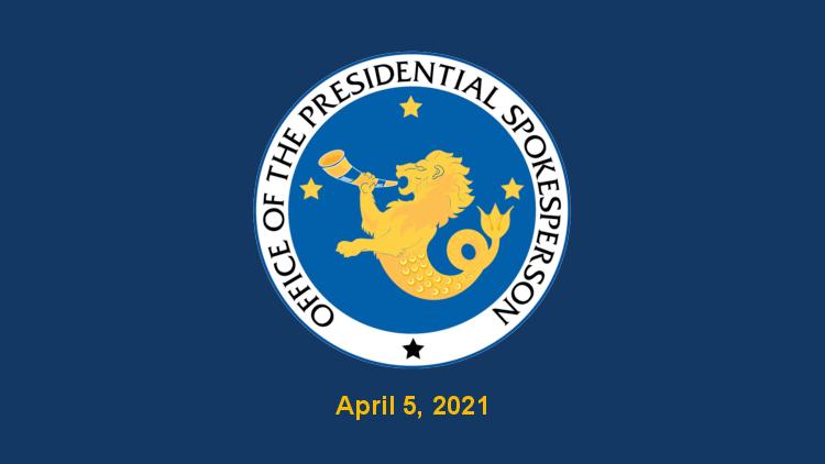 OPS Press Briefing (5 April 2021)
