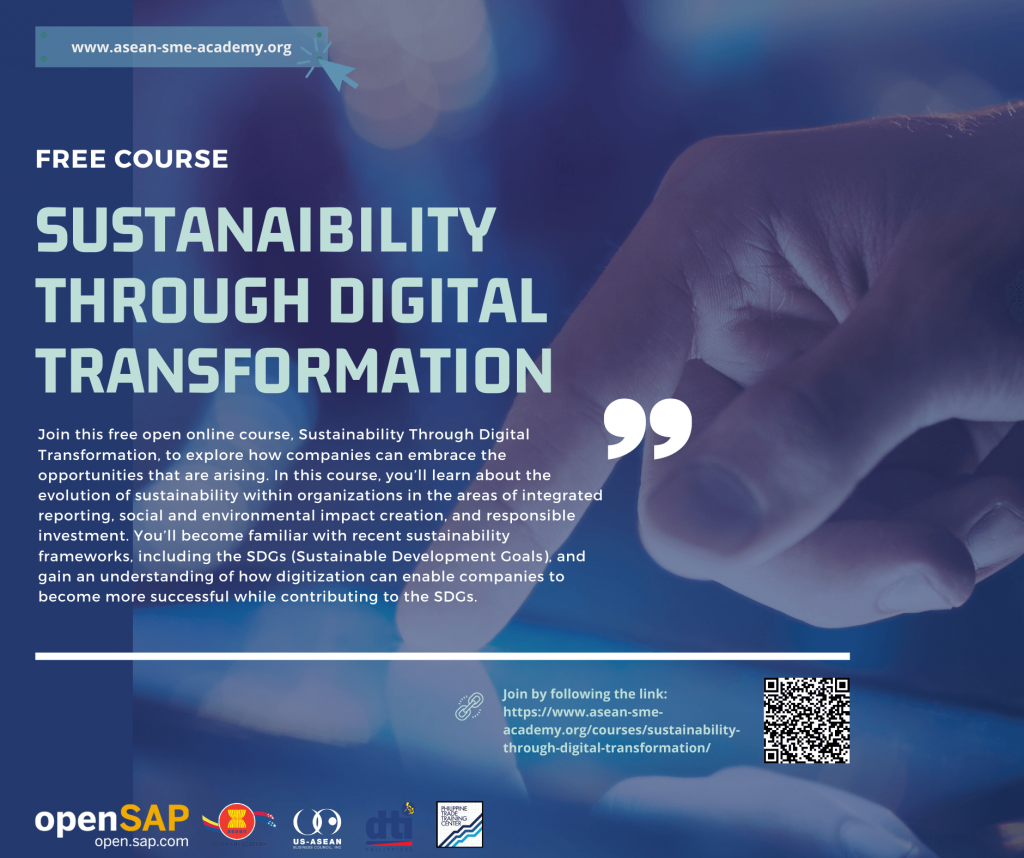 Sustainability through Digital Transformation