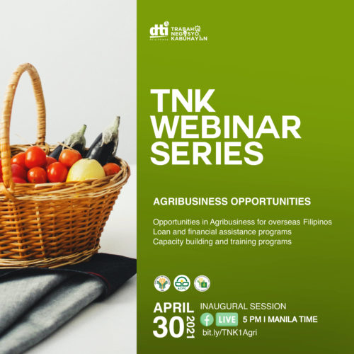 TNK Webinar Series Agribusiness Opportunities for OFWs