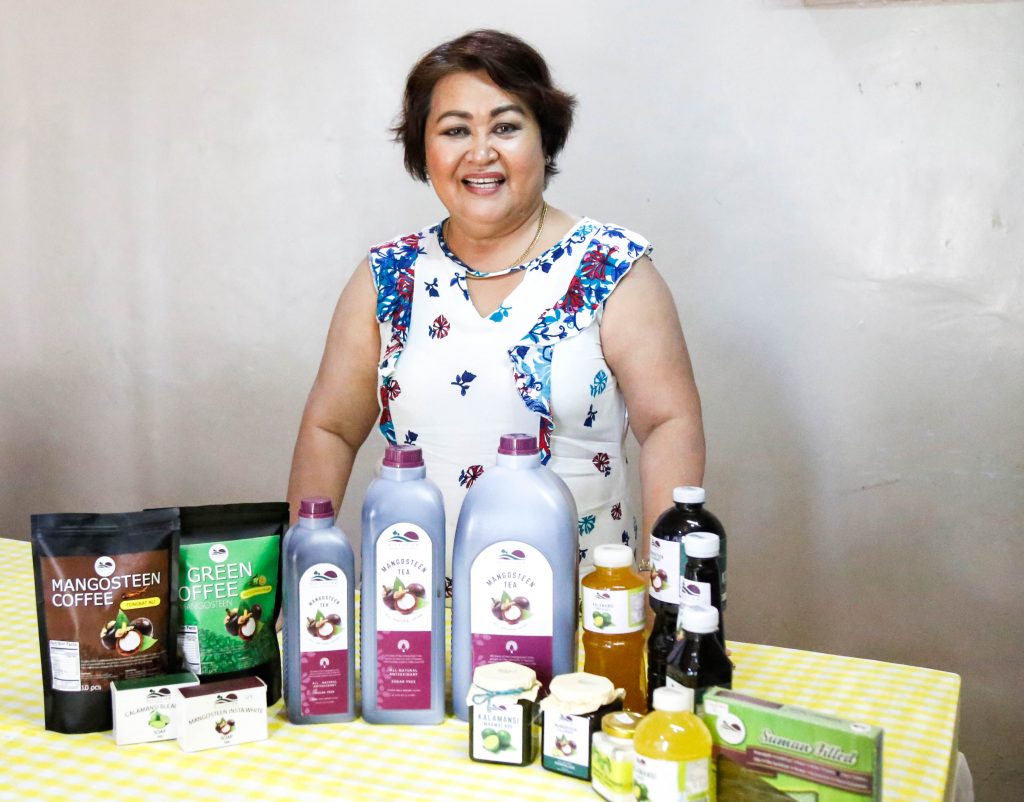 Former Trento, Agusan del Sur Mayor Irenea Hitgano is the owner of Irenea’s Jannicah Food  Products