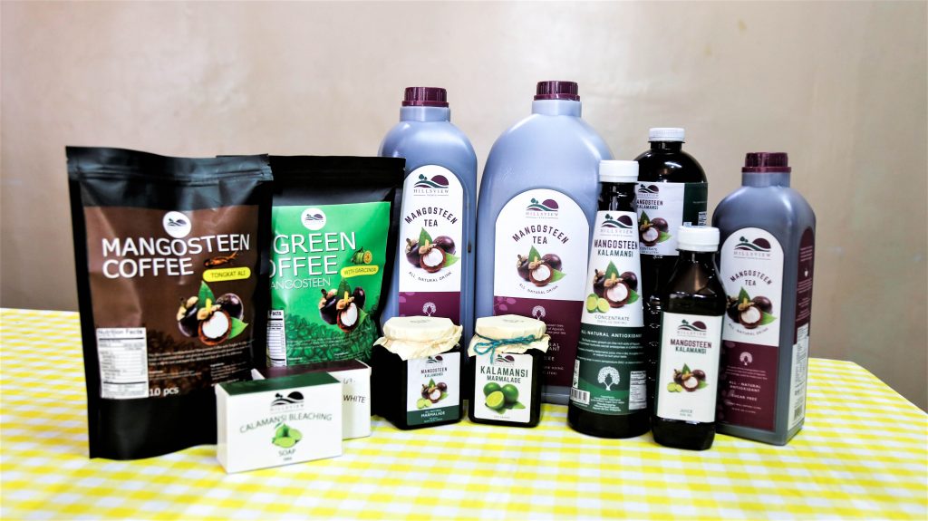 Some of their mangosteen-based products