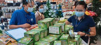 Enforcement team of DTI Misamis Oriental starts monitoring Christmas lights sold in business establishments.