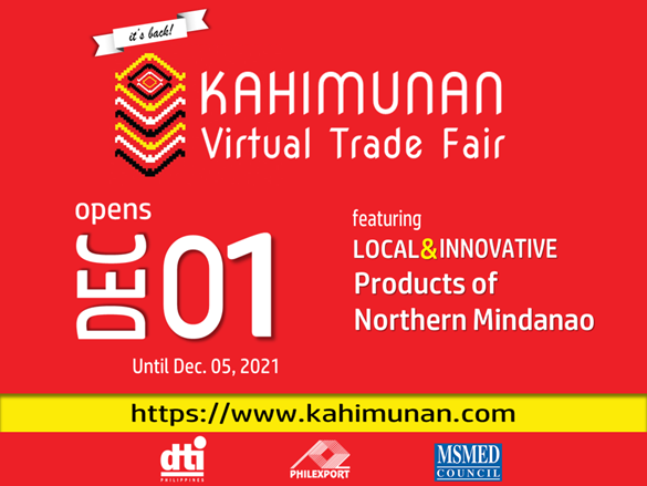 DTI-10 launches Kahimunan Virtual Trade Fair 2021.