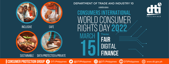 DTI-10 continues virtual celebration of World Consumer Rights Day