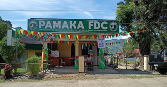 PAMAKA FDC’s Display Center Located at DAR Compound, Poblacion, Pangantucan, Bukidnon