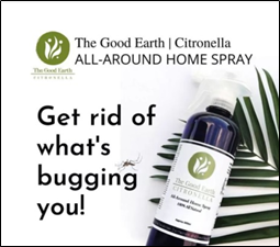 Products of The Good Earth Citronella are also available in Shopee and Lazada