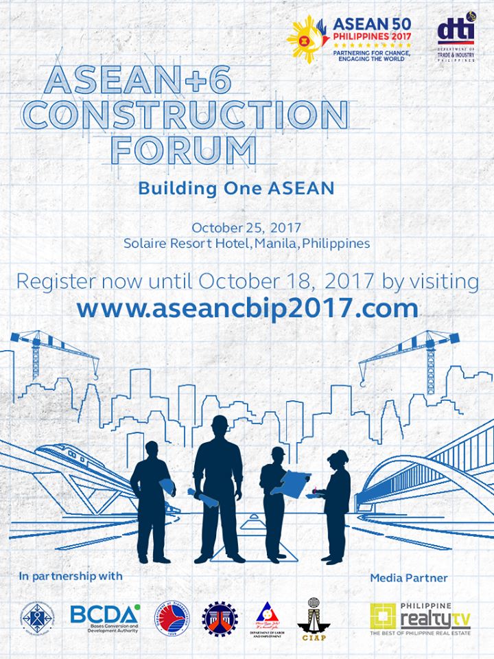 Asean+6 construction forum poster