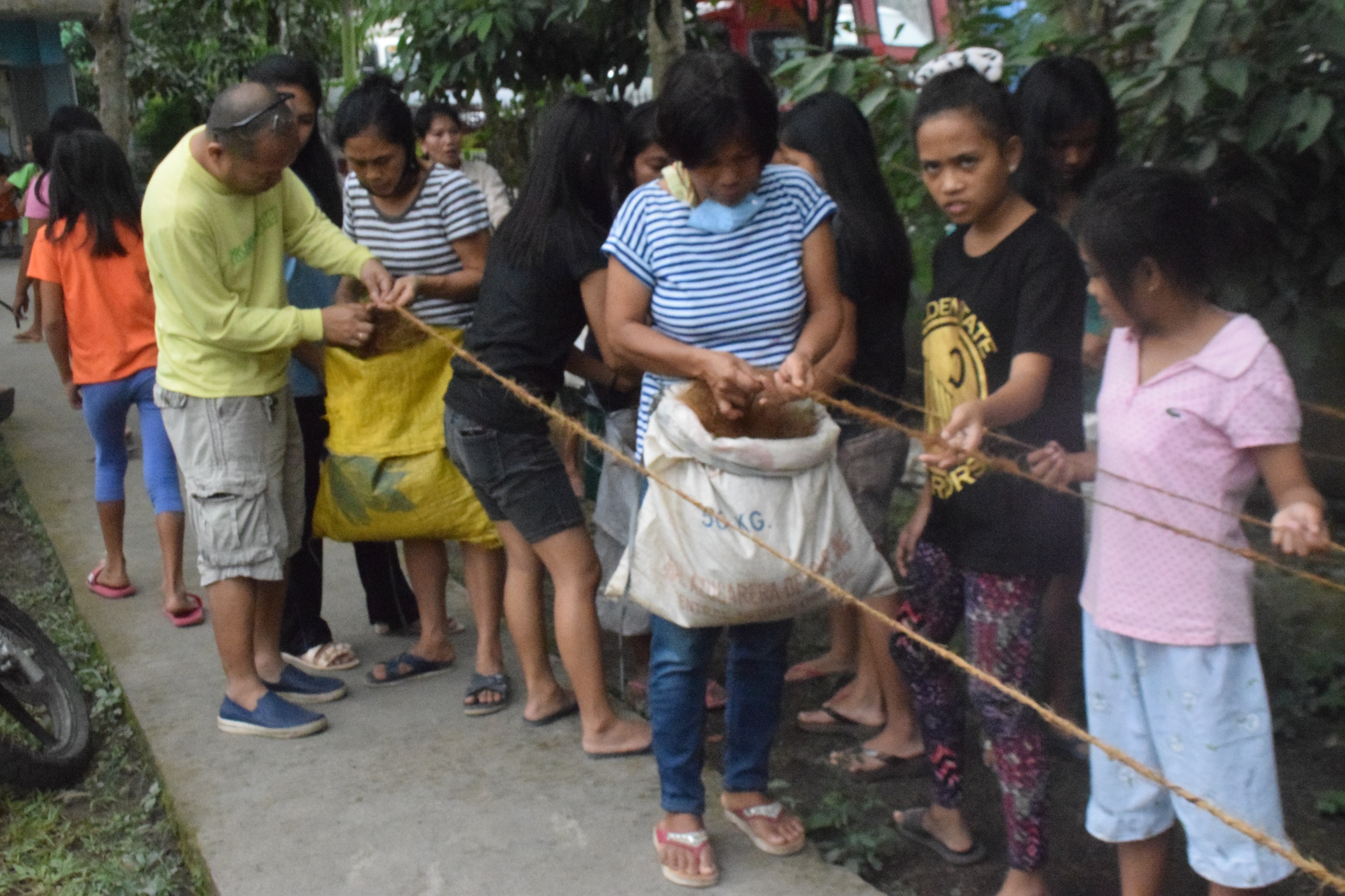 DTI livelihood for Mayon evacuees