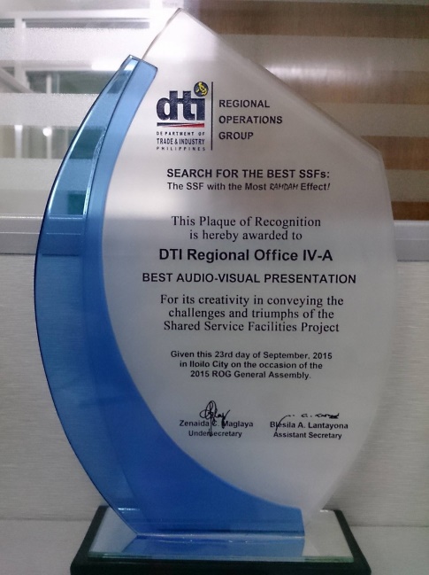 DTI 4A SSF Best Audio Visual Presentation 2