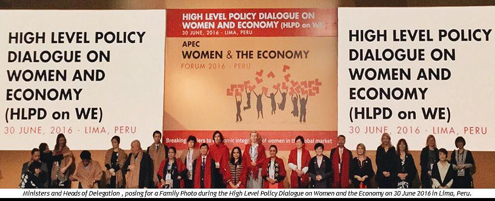 Asia-Pacific Economic Cooperation (APEC) Women and Economy (WE) 1