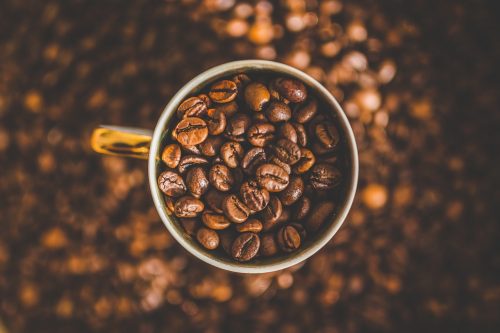 Mug of coffee beans by Negative Space from Pexels.com