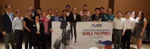 he National University of Singapore Society (NUSS) sent a 30-man delegation to the Philippines for a business mission on 12-15 September 2018.