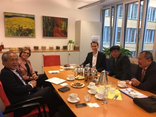 PCA, PTIC-Berlin meet with OVID officials (Berlin, Germany: September 2017)